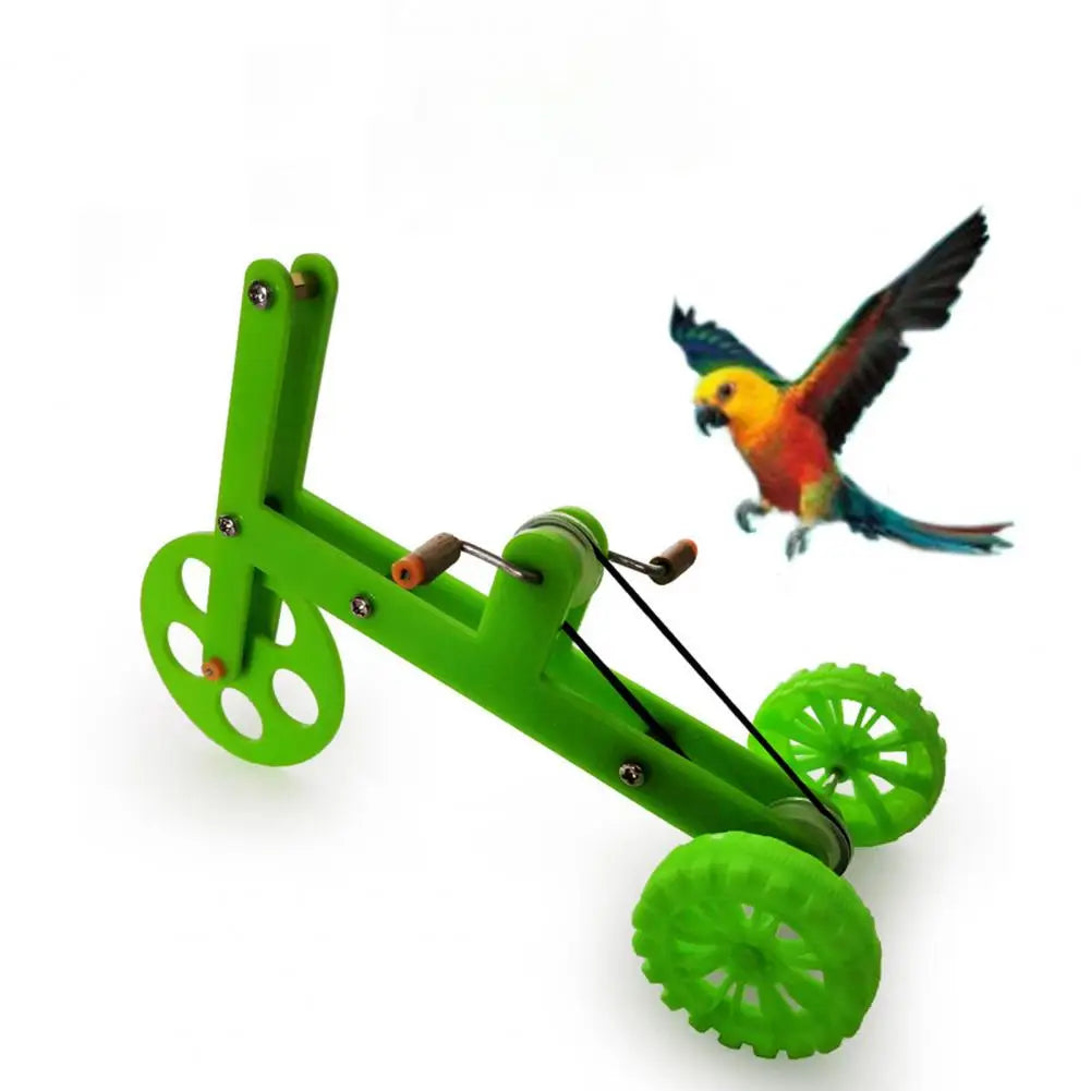 Bird Bicycle Training Toy (Colorful Parrot Toy)