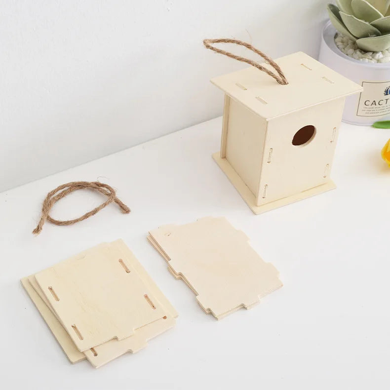 DIY Wooden Outdoor Bird House
