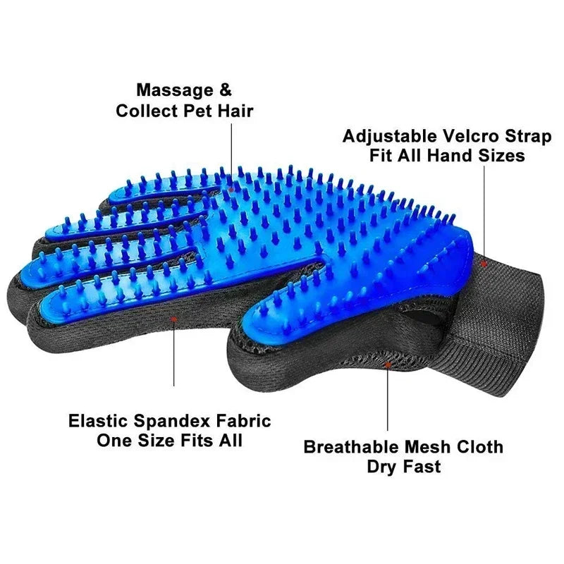 Pet Grooming Cleaning Brush Gloves