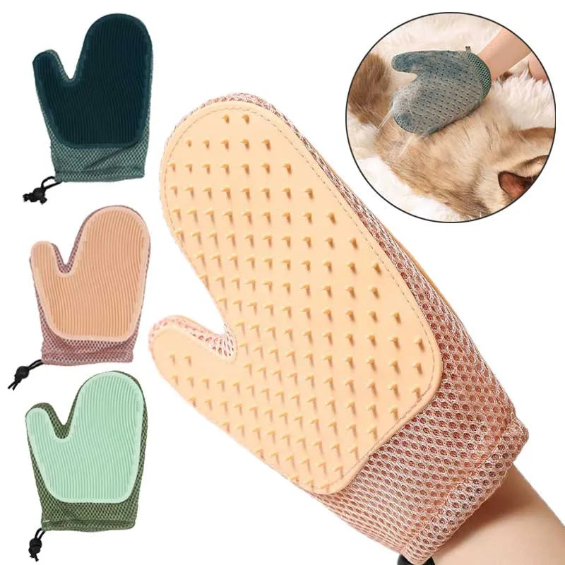 Pet Hair Remover Grooming Glove