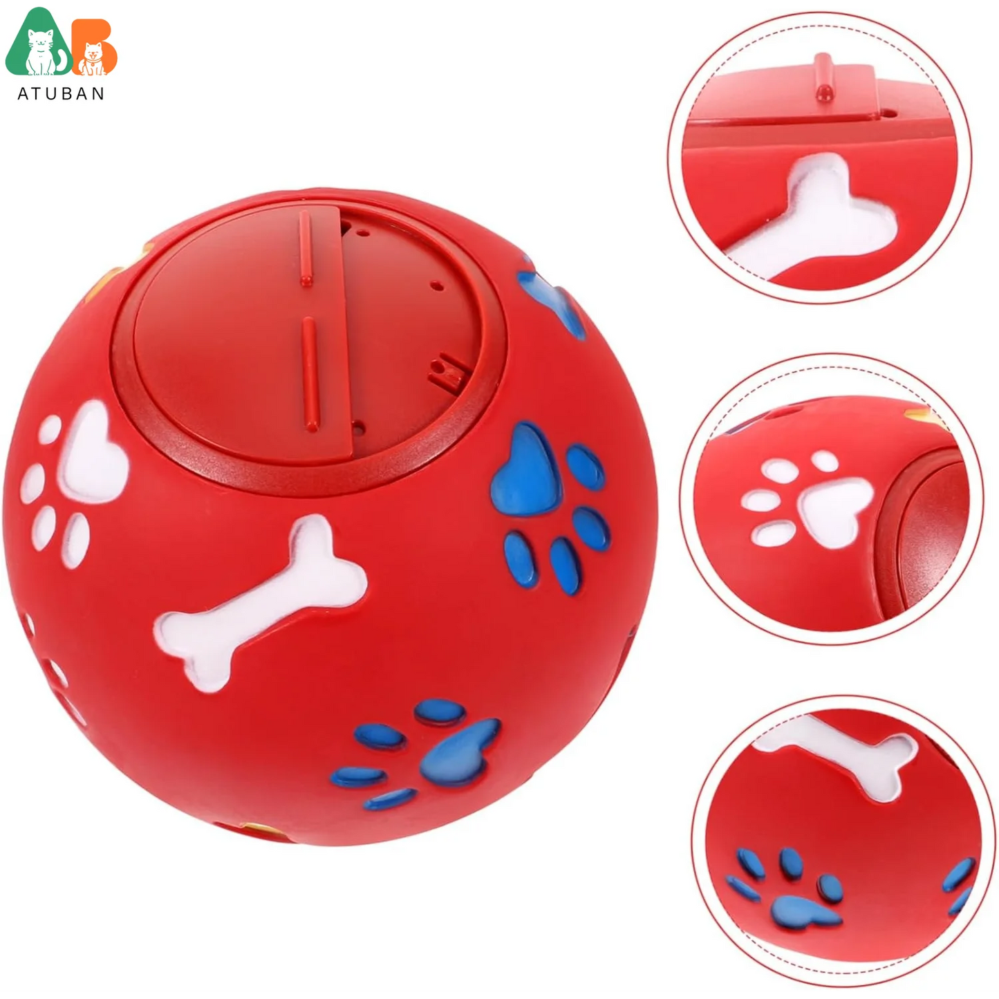 ATUBAN Interactive Dog Treat Toy