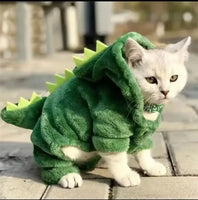 Funny Dinosaur Pet Costume (Winter Fleece Edition)