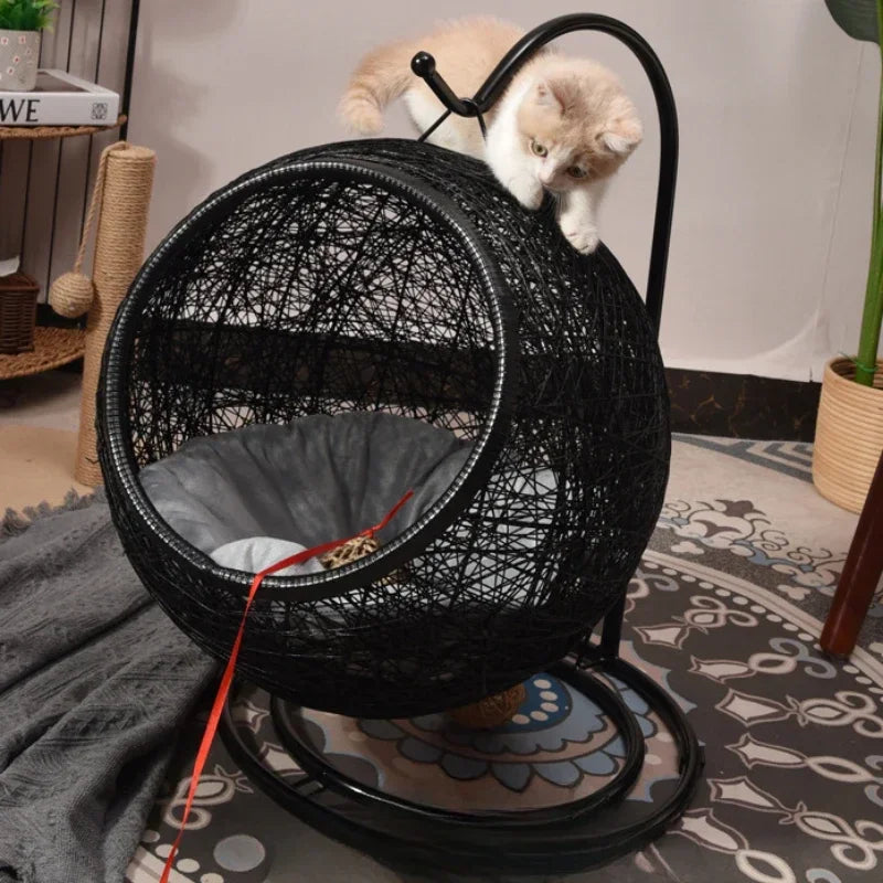 Hanging Basket Hammock Cat Bed