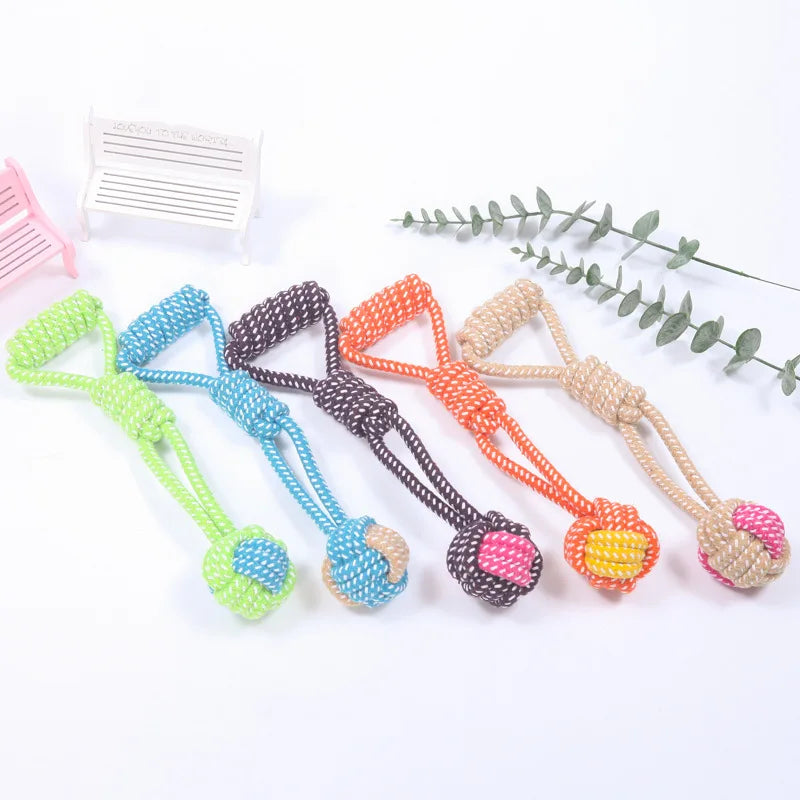Interactive Cotton Rope Dog Toy Set