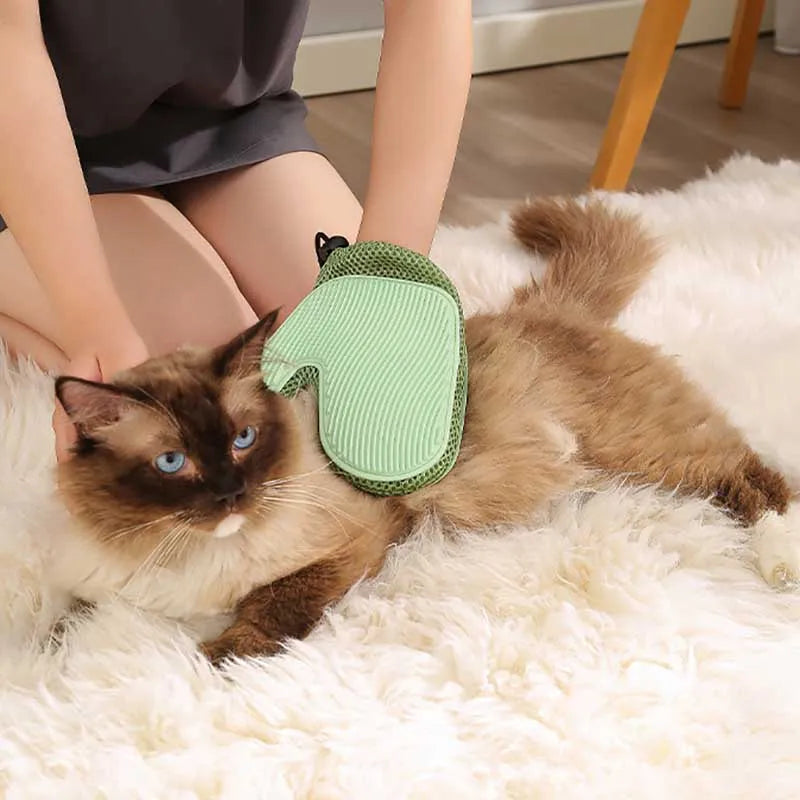 Pet Hair Remover Grooming Glove