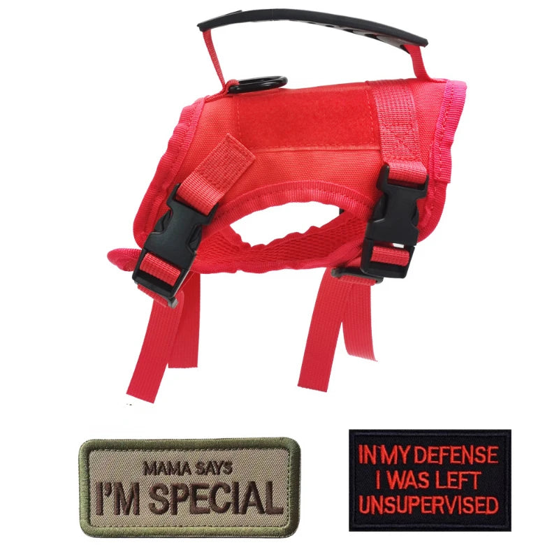 Tactical Dog Harness & Leash Set