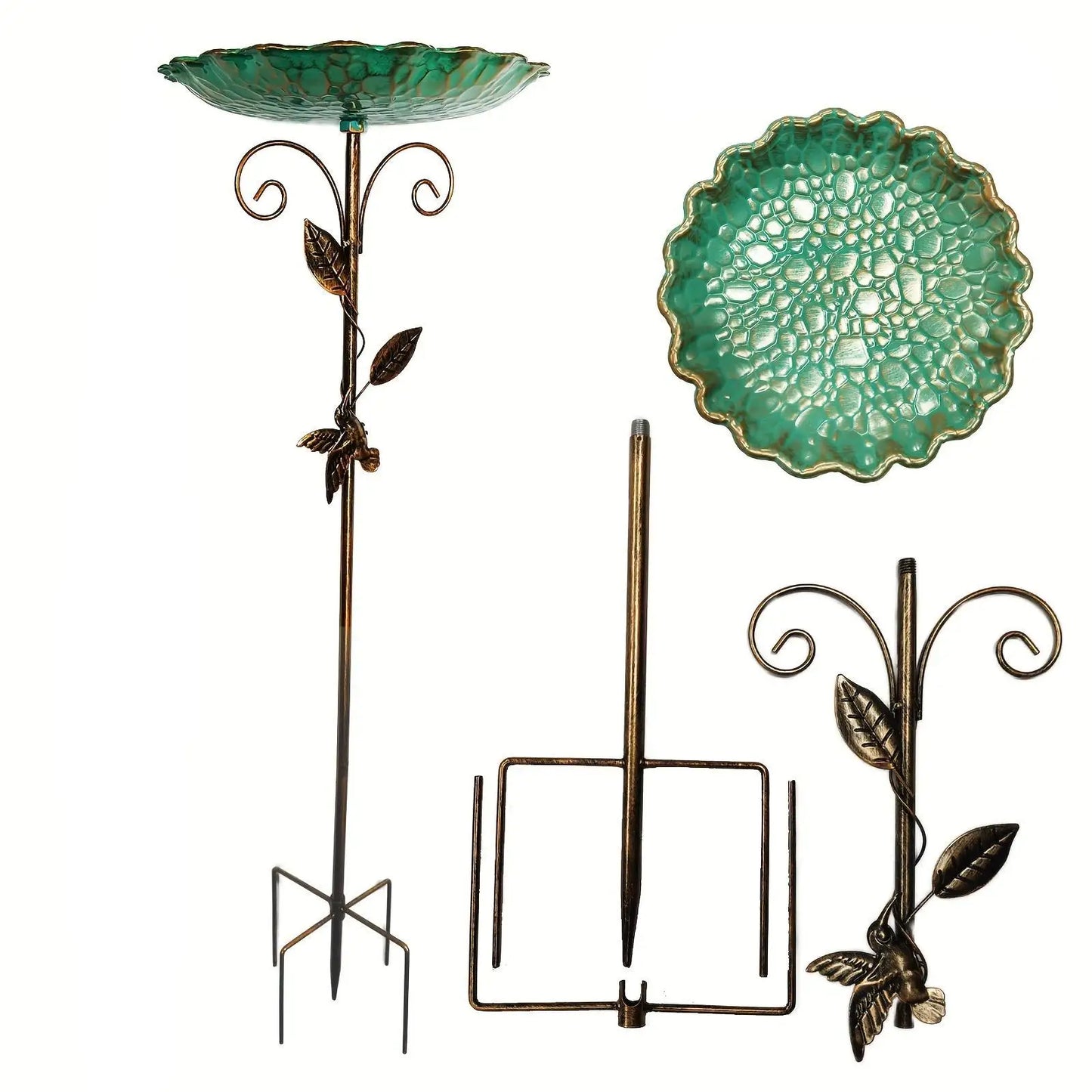 Bird Bath for Outdoor Weather Resistant Birdbath for Yard Garden Outside