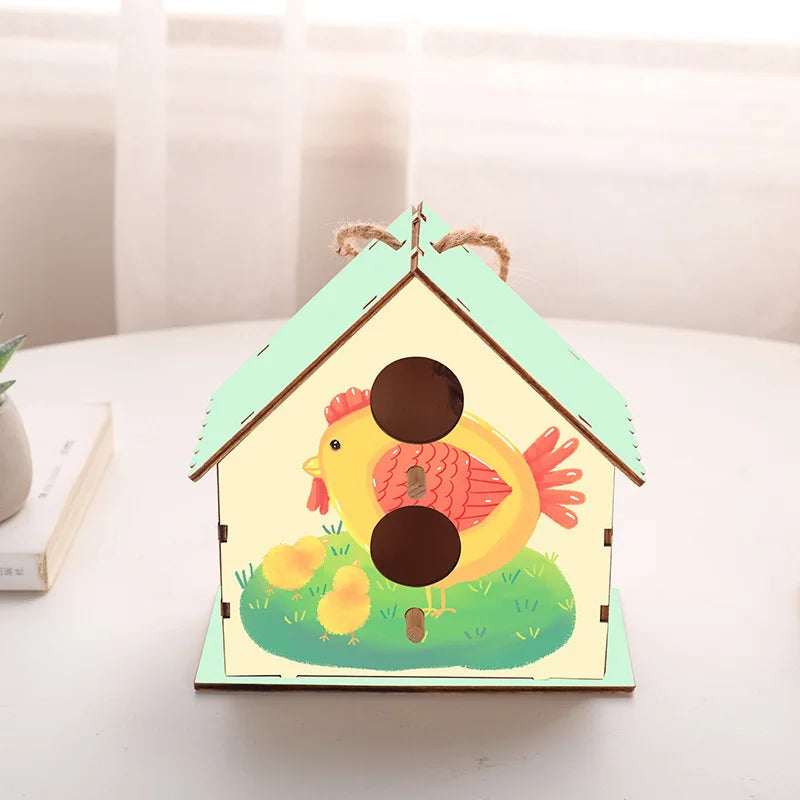DIY Wooden Outdoor Bird House