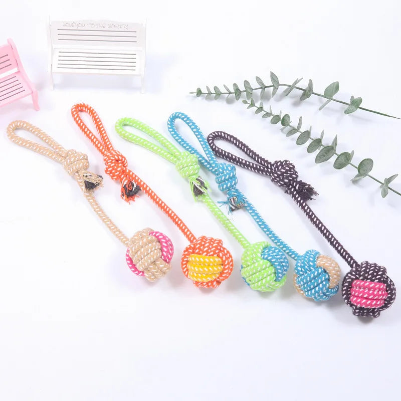 Interactive Cotton Rope Dog Toy Set