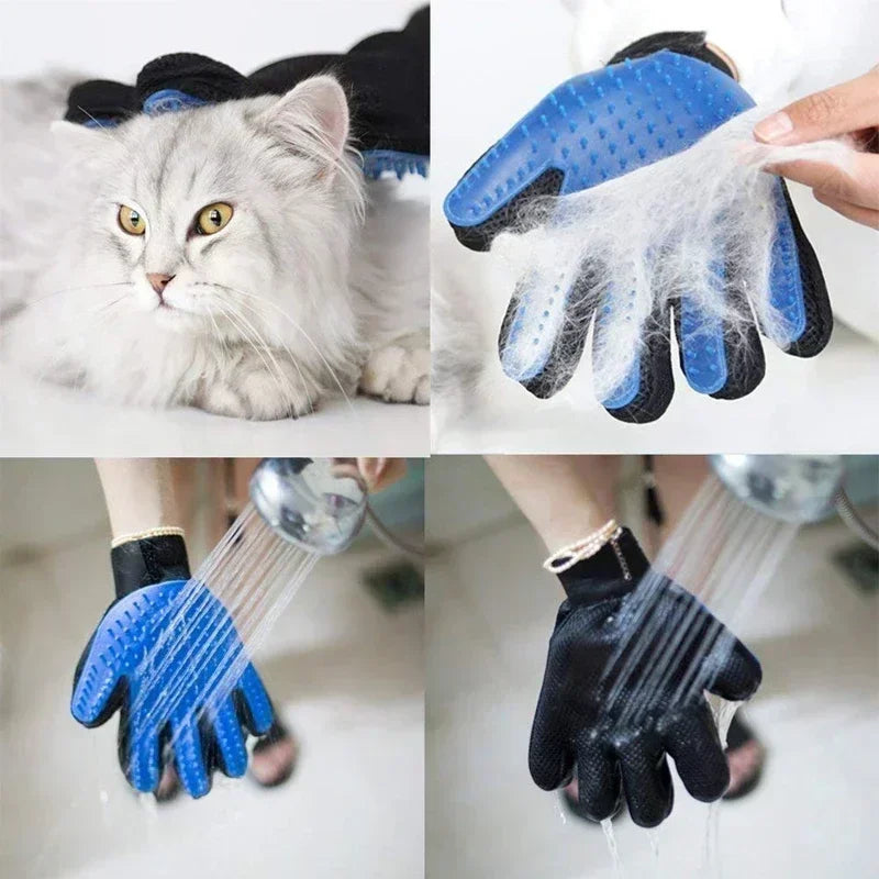 Pet Grooming Cleaning Brush Gloves