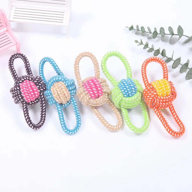 Interactive Cotton Rope Dog Toy Set
