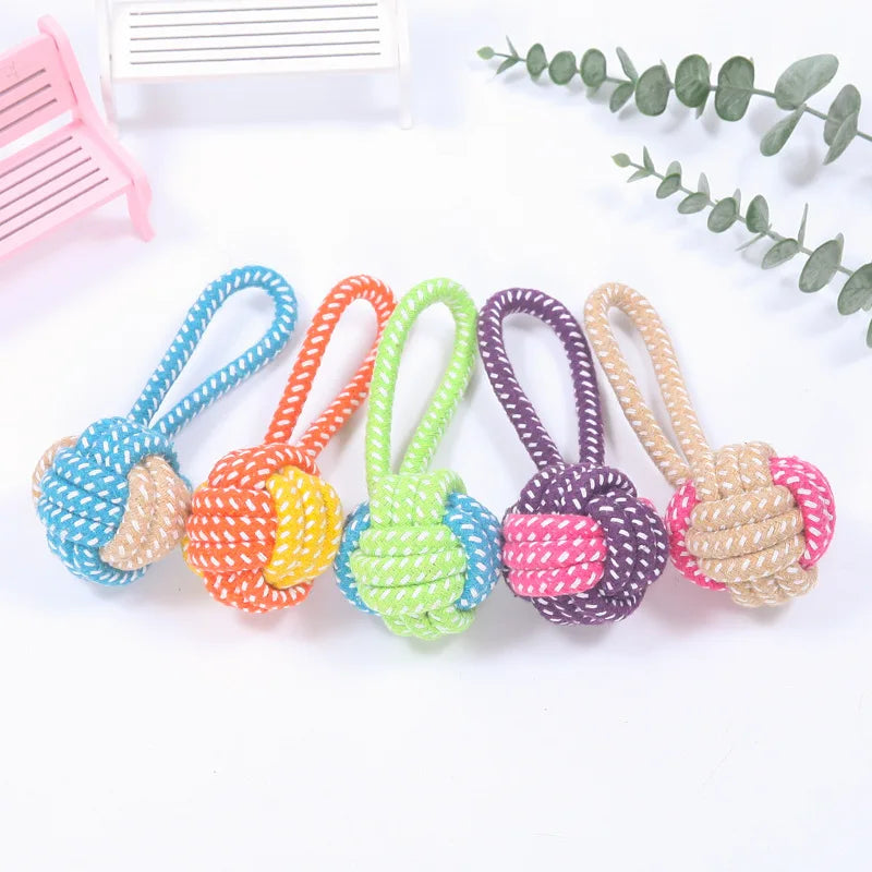 Interactive Cotton Rope Dog Toy Set