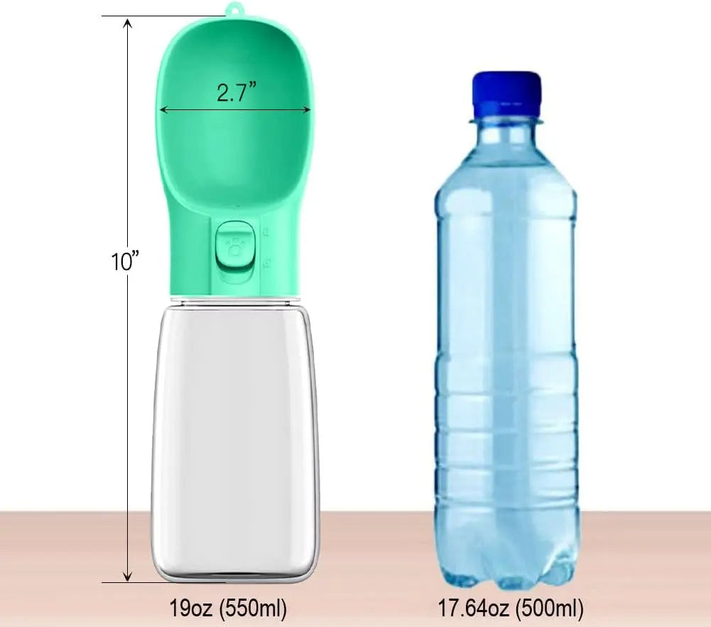 Portable Dog Water Bottle & Bowl Combo