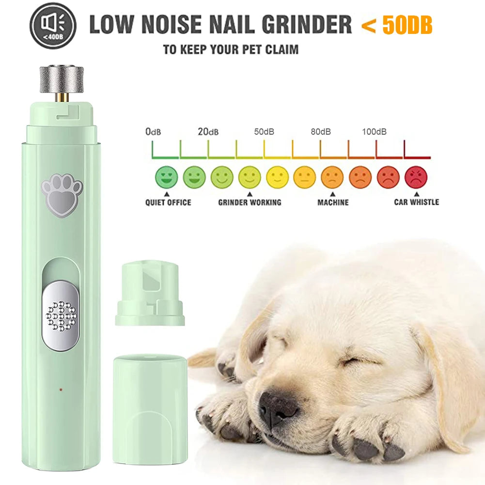 Electric Pet Nail Grinder with LED Light