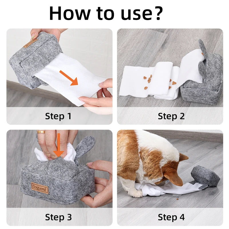 Dog Snuffle & Treat Feeder Toy