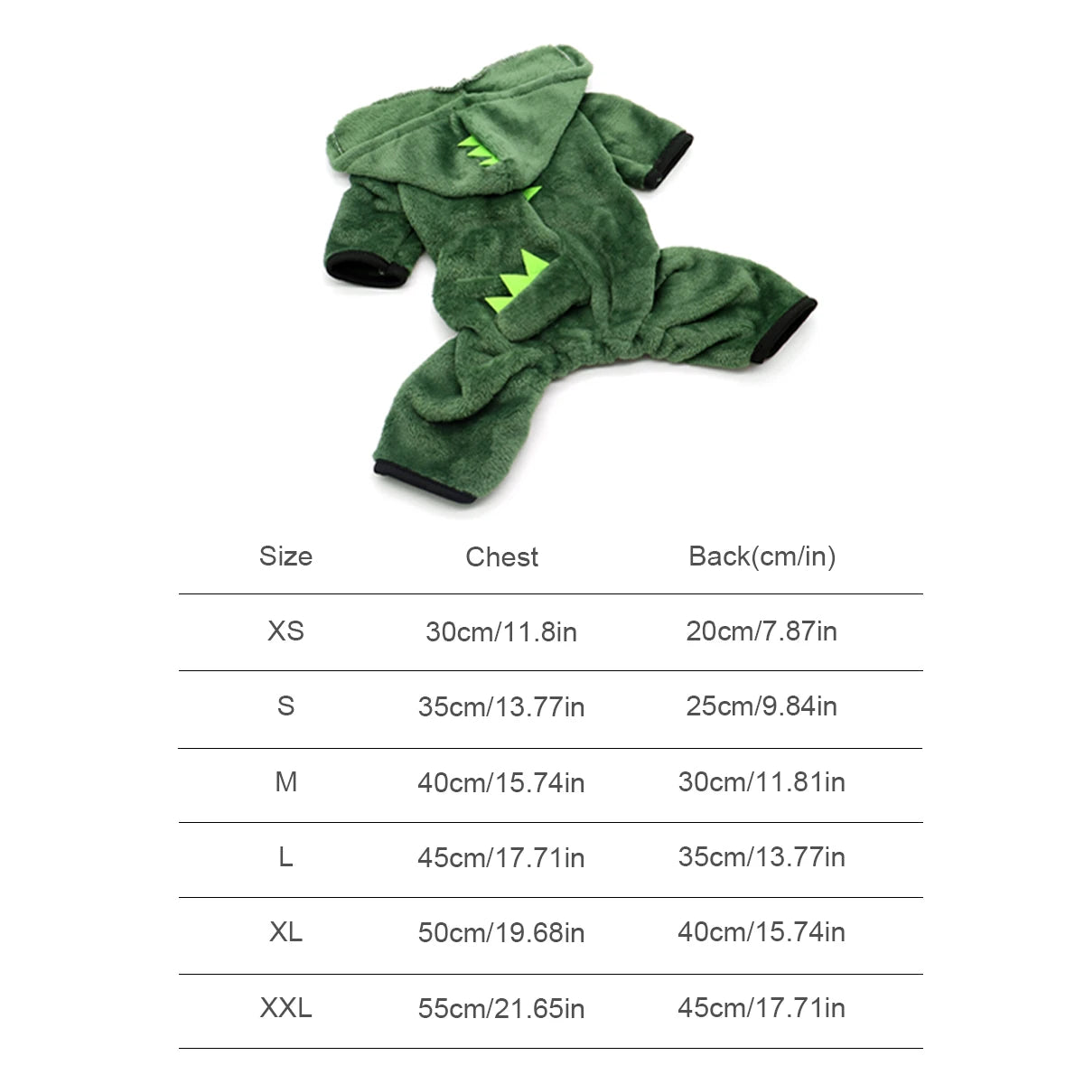 Funny Dinosaur Pet Costume (Winter Fleece Edition)