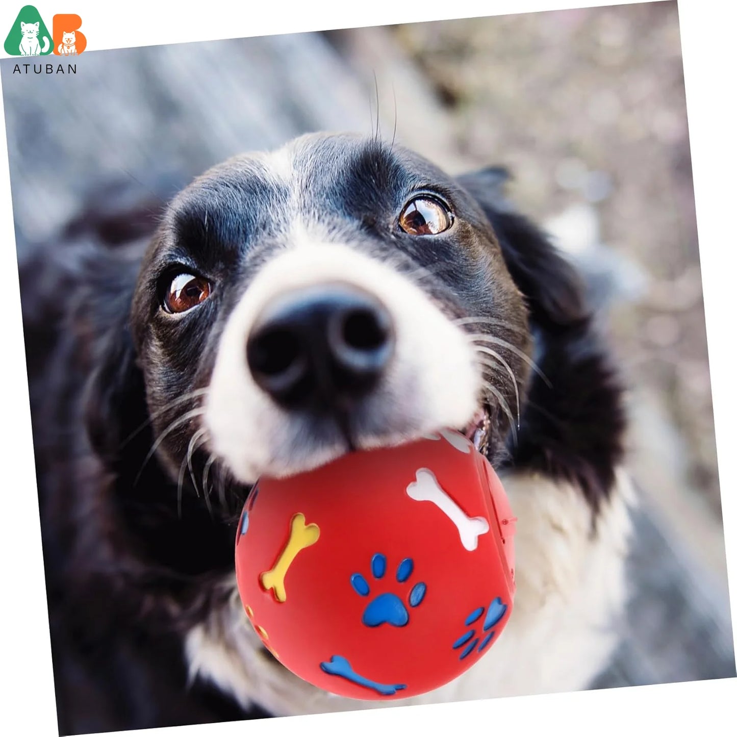 ATUBAN Interactive Dog Treat Toy