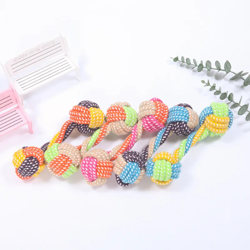 Interactive Cotton Rope Dog Toy Set