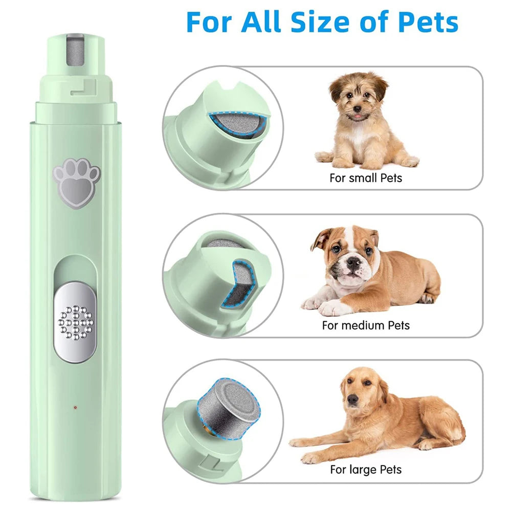 Electric Pet Nail Grinder with LED Light