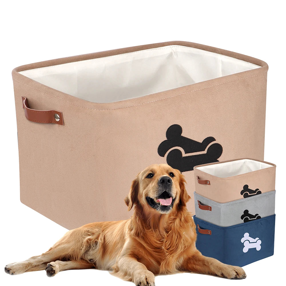 Dog Toy Storage Basket