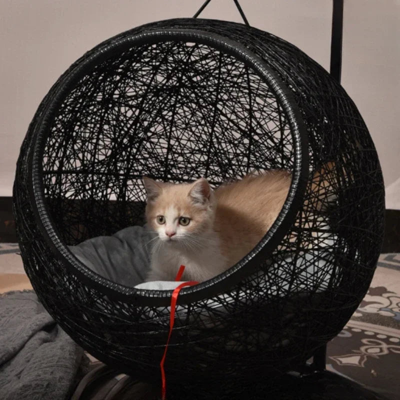Hanging Basket Hammock Cat Bed