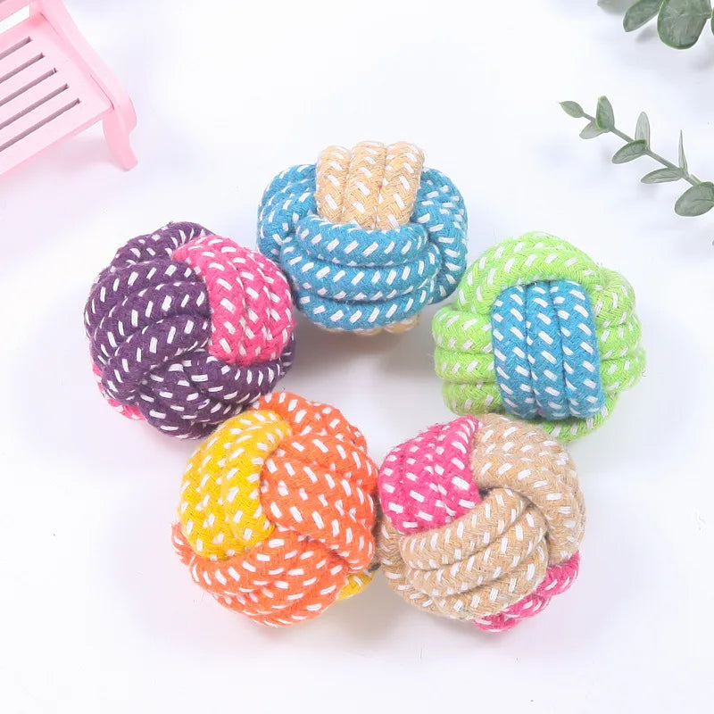 Interactive Cotton Rope Dog Toy Set