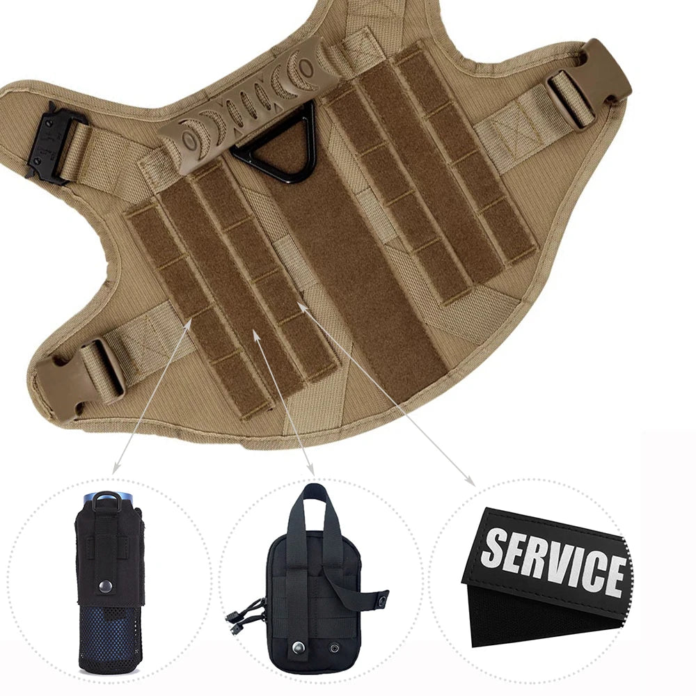 Large Tactical Dog Harness for Training