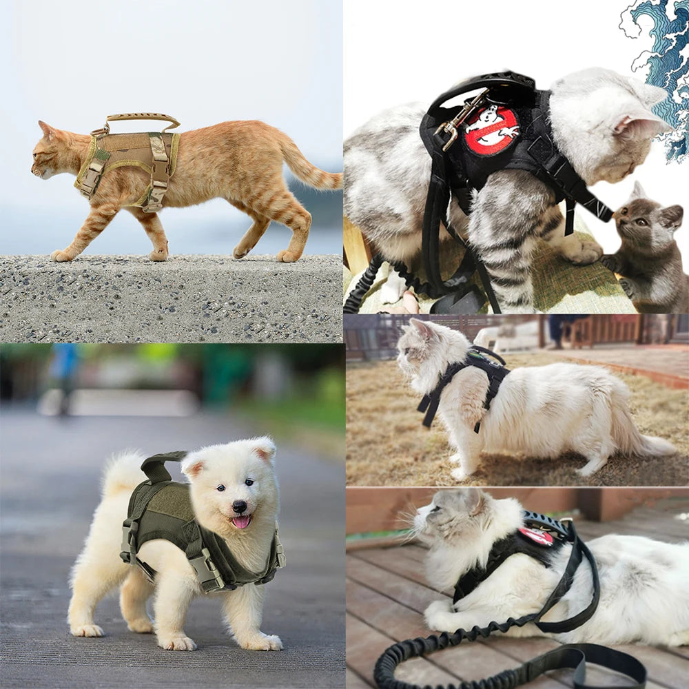 Tactical Puppy Harness Leash Set