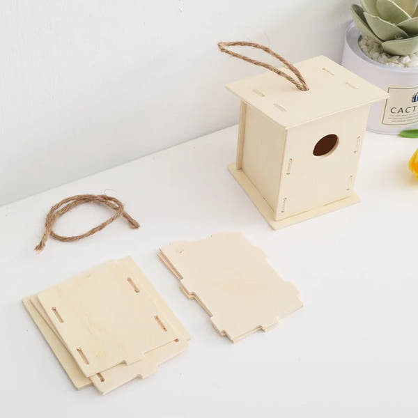 DIY Wooden Outdoor Bird House