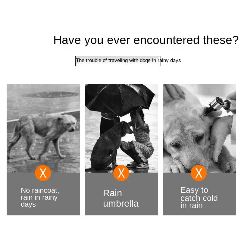 Four-Leg Hooded Dog Rain Suit