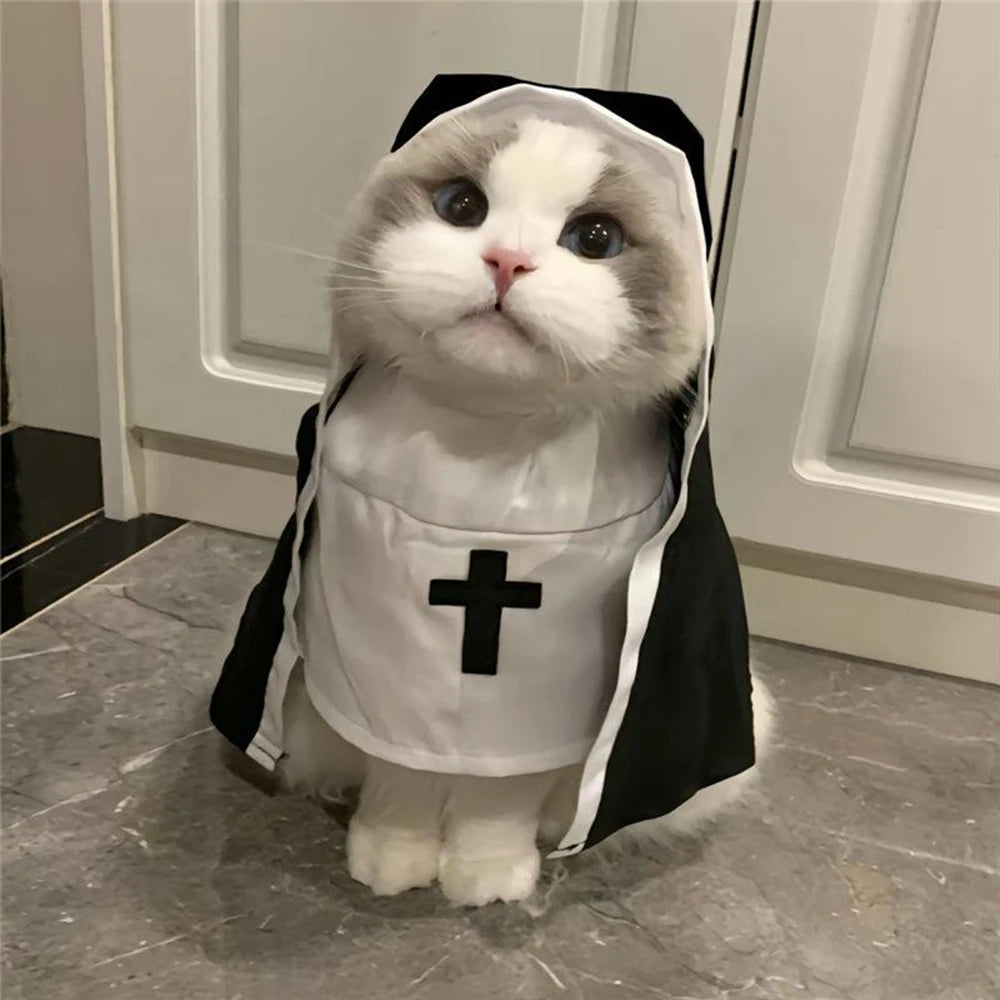 Funny Pet Nun Costume