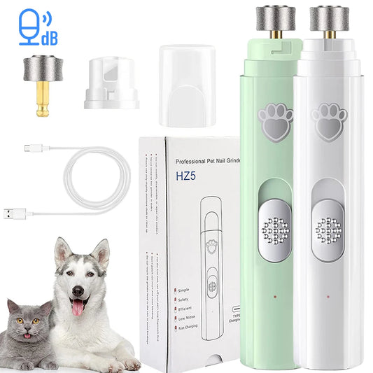 Electric Pet Nail Grinder with LED Light
