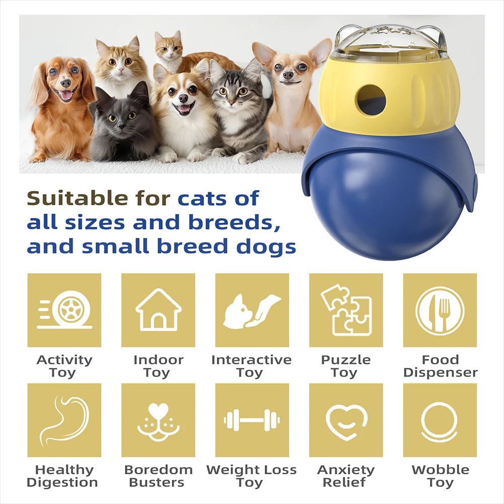 Cat Treat Dispenser Tumbler Toy