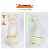 Four-Leg Hooded Dog Rain Suit
