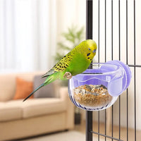 Hanging Bird Drinking Cup & Feeder Bowl