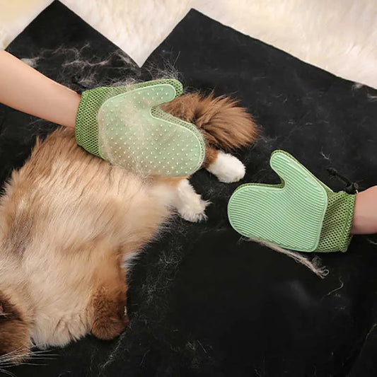 Pet Hair Remover Grooming Glove