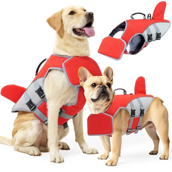 Safety Dog Life Jacket with Rescue Handle