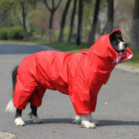 Large Dog Waterproof Hooded Jacket