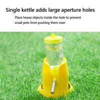 Automatic Hamster Water Feeder with Food Dish