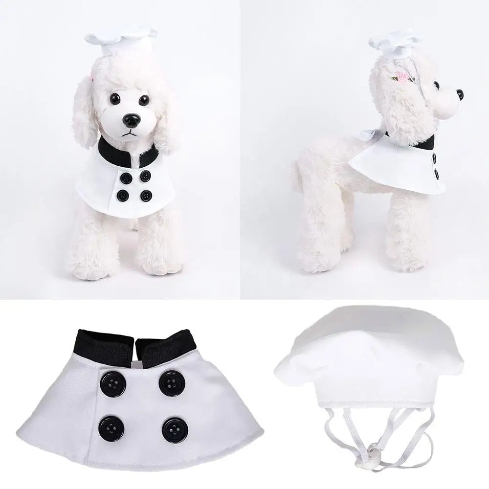 Pet Chef Costume with Hat & Scarf