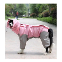 Large Dog Waterproof Hooded Jacket