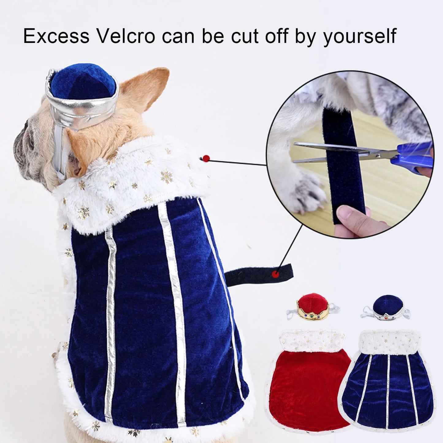Pet Couple Costume Set (Crowns & Capes Edition)
