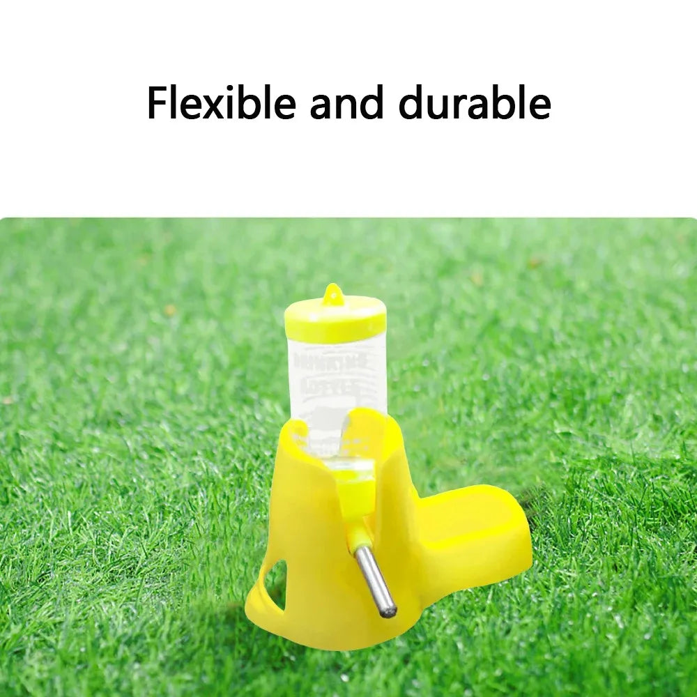 Automatic Hamster Water Feeder with Food Dish
