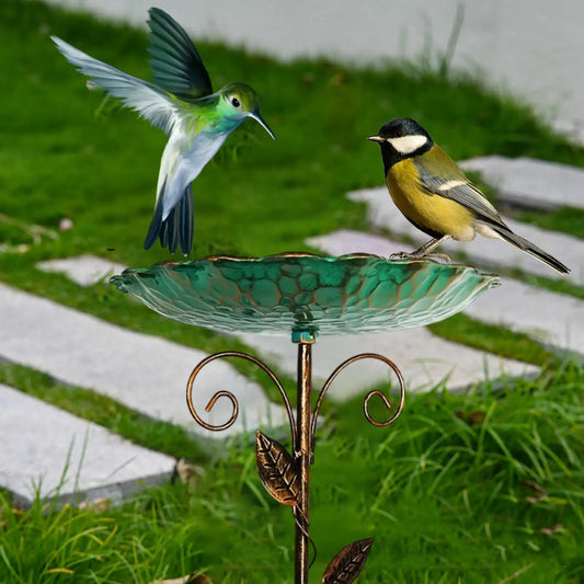Bird Bath for Outdoor Weather Resistant Birdbath for Yard Garden Outside