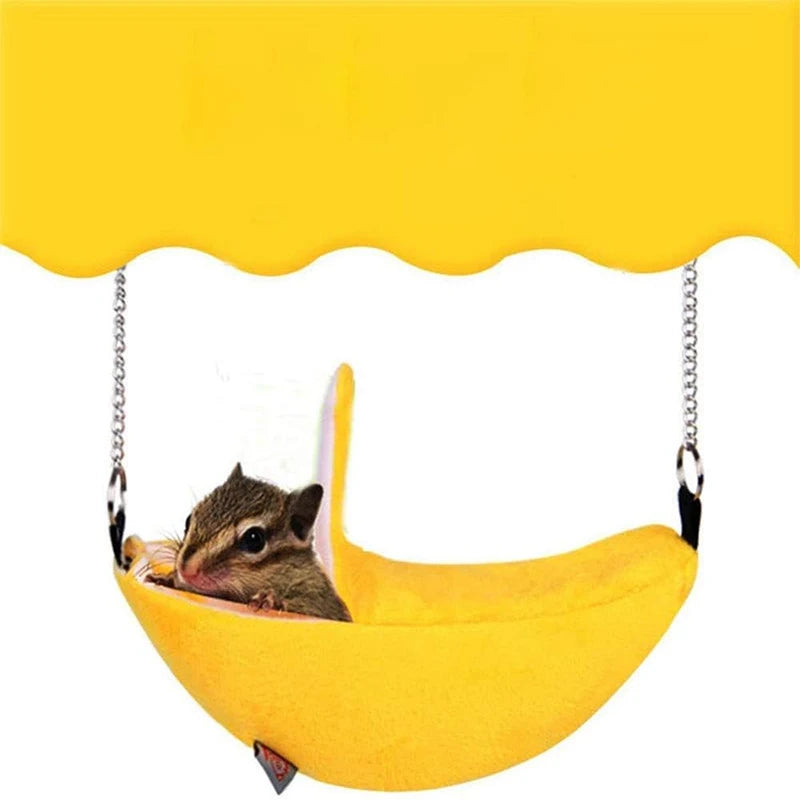 Banana Hammock House for Hamsters