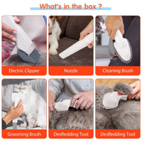 Pet Grooming Tools Vacuum Kit