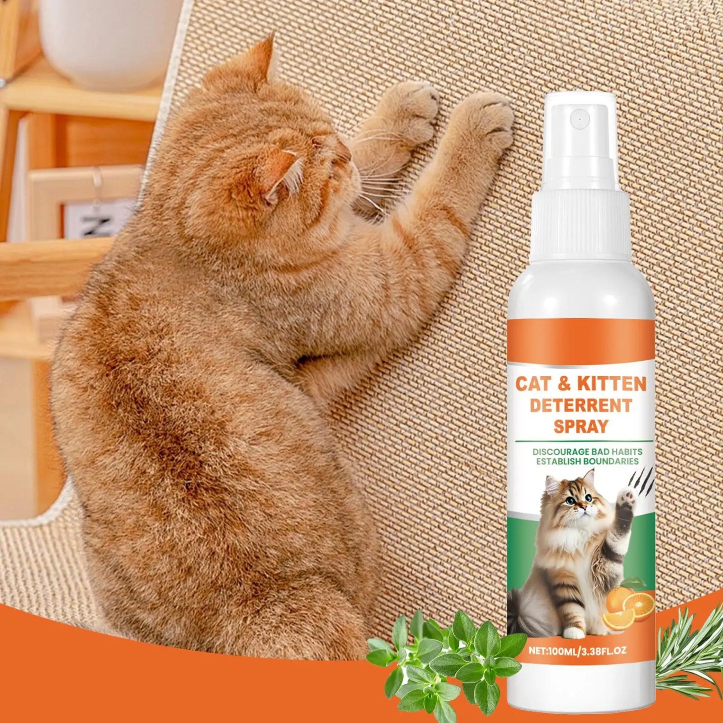 Cat Anti-Scratch Training Spray (100ml)