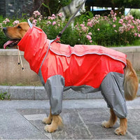 Large Dog Waterproof Hooded Jacket