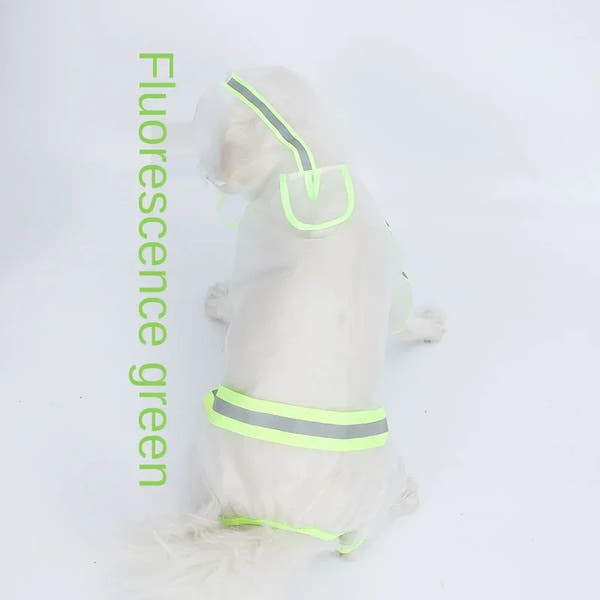 Four-Leg Hooded Dog Rain Suit