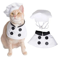 Pet Chef Costume with Hat & Scarf